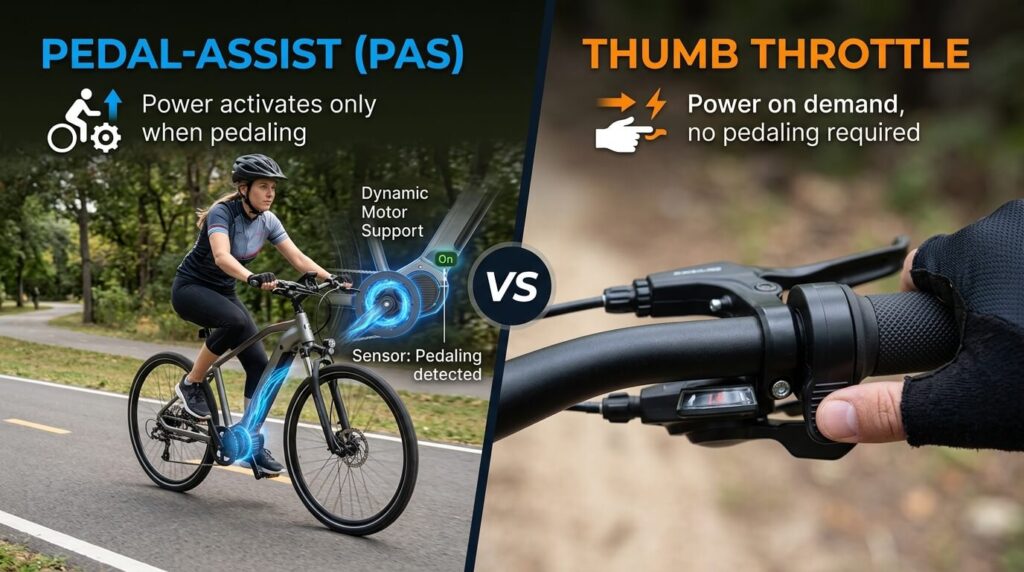 PAS vs. Throttle: Which E-Bike Should You Buy? gemini generated image 2jibov2jibov2jib (1)